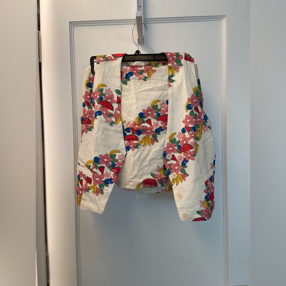 Bailey Rose Floral Print Skirt and Vest/Tank set
